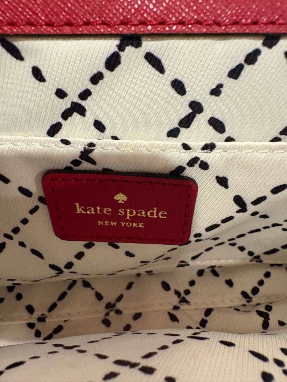 Kate Spade New York Newbury Lane Keira Clutch Red - Picture 8 of 15